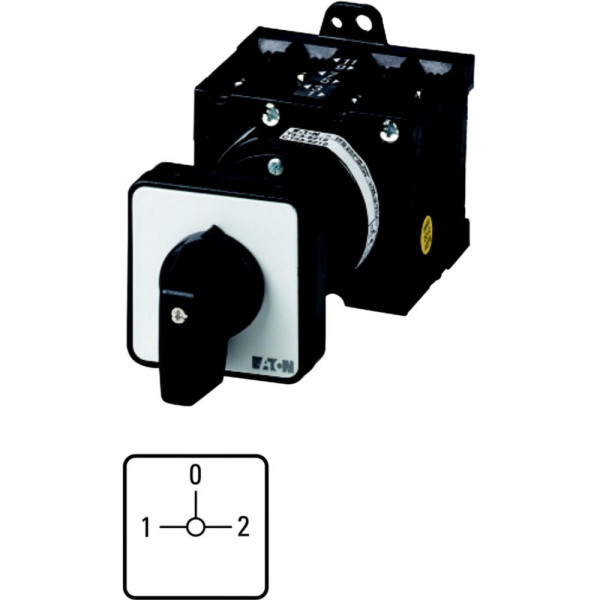 Inverseur, cont.: 8, 32a, 1-0-2, 90°, à accrochage, encastré, fixation arrière (T3-4-8294/Z)