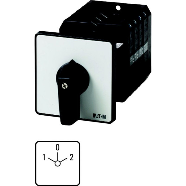 Inverseur, cont.: 8, 63a, 1-0-2, 60°, à accrochage, encastré, fixation arrière (T5B-4-8213/Z)