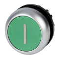 Bouton-poussoir, plat, vert i, à rappel (M22-D-G-X1)