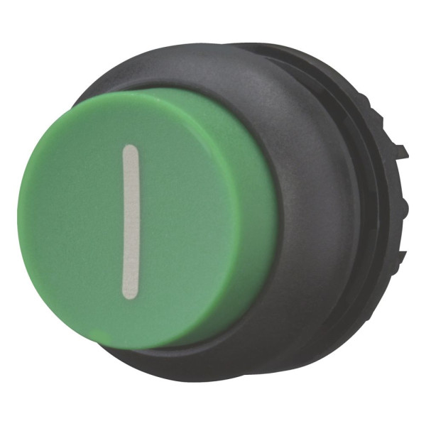 Bouton-poussoir, saillant, vert i, à rappel (M22S-DH-G-X1)