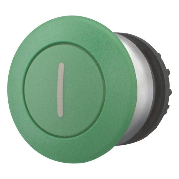 Bouton-poussoir coup de poing, vert i, à rappel (M22-DP-G-X1)