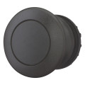 Bouton-poussoir coup de poing, noir, à accrochage (M22S-DRP-S)