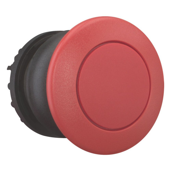 Bouton-poussoir coup de poing, rouge, à accrochage (M22S-DRP-R)