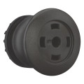 Bouton-poussoir coup de poing, noir, sans verrine, à accrochage (M22S-DRP-S-X)