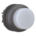 Bouton-poussoir lumineux, saillant, blanc, à accrochage (M22S-DRLH-W)