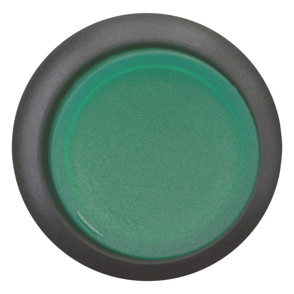 Bouton-poussoir lumineux, saillant, vert, à accrochage (M22S-DRLH-G)