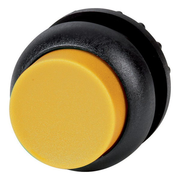 Bouton-poussoir lumineux, saillant, jaune, à accrochage (M22S-DRLH-Y)