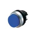 Bouton-poussoir lumineux, saillant, bleu, à accrochage (M22-DRLH-B)