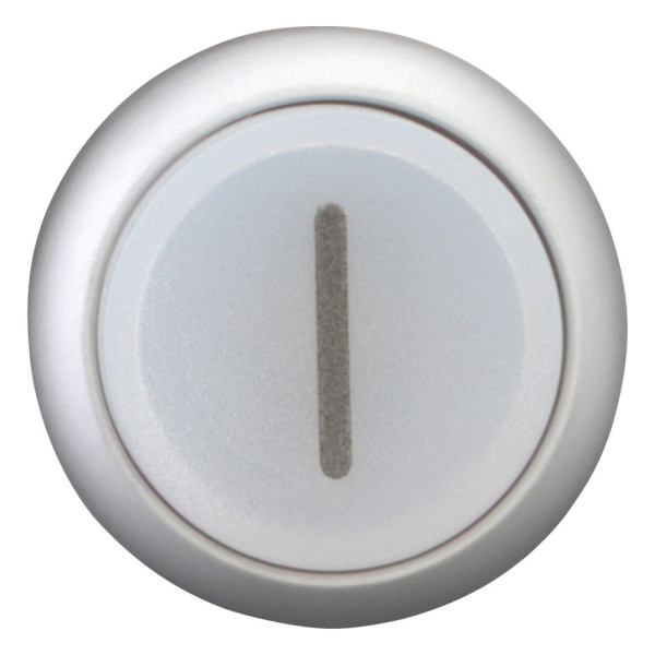 Bouton-poussoir lumineux, saillant, blanc i, à accrochage (M22-DRLH-W-X1)