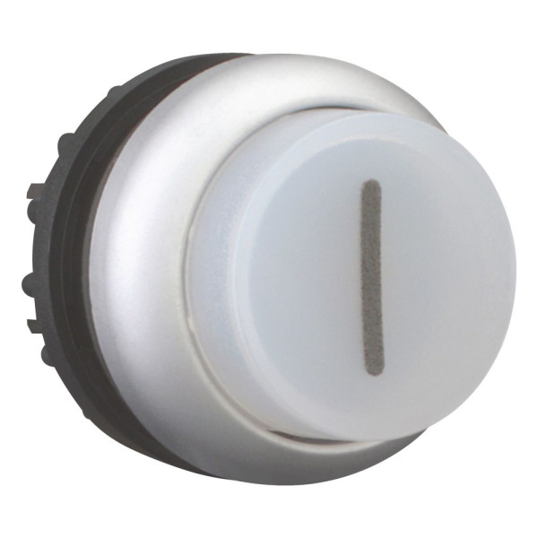 Bouton-poussoir lumineux, saillant, blanc i, à accrochage (M22-DRLH-W-X1)