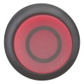 Bouton-poussoir lumineux, saillant, rouge 0, à accrochage (M22S-DRLH-R-X0)