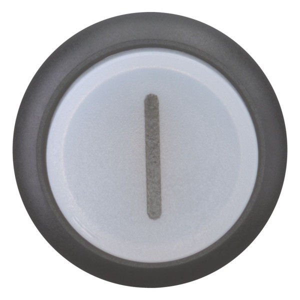 Bouton-poussoir lumineux, saillant, blanc i, à accrochage (M22S-DRLH-W-X1)