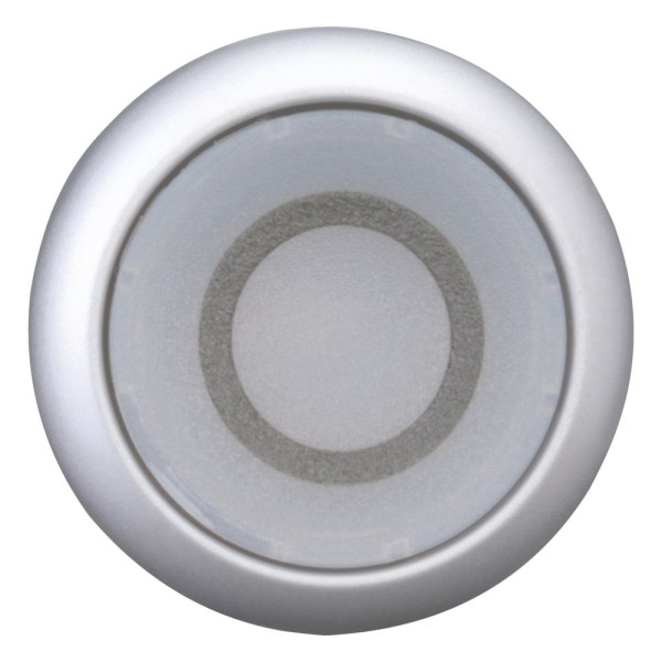 Bouton-poussoir lumineux, plat, blanc 0, à rappel (M22-DL-W-X0)