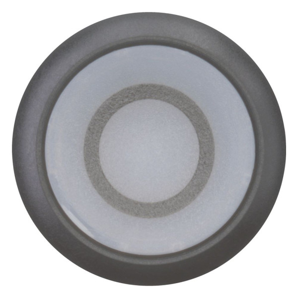 Bouton-poussoir lumineux, plat, blanc 0, à rappel (M22S-DL-W-X0)