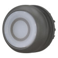 Bouton-poussoir lumineux, plat, blanc 0, à rappel (M22S-DL-W-X0)