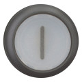 Bouton-poussoir lumineux, plat, blanc i, à rappel (M22S-DL-W-X1)