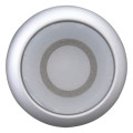 Bouton-poussoir lumineux, plat, blanc 0, à accrochage (M22-DRL-W-X0)