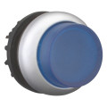 Bouton-poussoir lumineux, saillant, bleu, à rappel (M22-DLH-B)