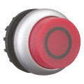 Bouton-poussoir lumineux, saillant, rouge 0, à rappel (M22-DLH-R-X0)