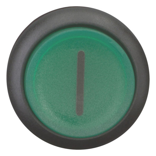 Bouton-poussoir lumineux, saillant, vert i, à rappel (M22S-DLH-G-X1)