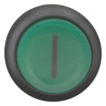 Bouton-poussoir lumineux, saillant, vert i, à rappel (M22S-DLH-G-X1)