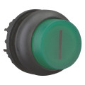 Bouton-poussoir lumineux, saillant, vert i, à rappel (M22S-DLH-G-X1)