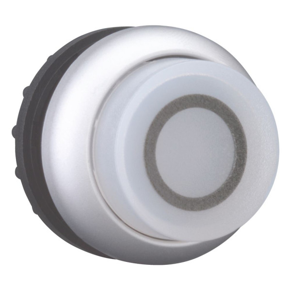 Bouton-poussoir lumineux, saillant, blanc 0, à rappel (M22-DLH-W-X0)