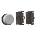 Bouton-poussoir lumineux; appareil complet (m22-dl-w-k10led230-bvp)