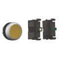 Bouton-poussoir lumineux; appareil complet (m22-dl-y-k10led230-bvp)