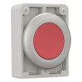 Bouton poussoir 30mm,flush, a rappel,rouge, sans inscription (M30C-FD-R)