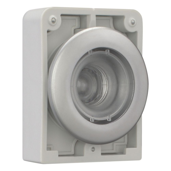 Bouton poussoir lumineux, 30mm, flush, a rappel,sans étiquette (M30C-FDL-X)