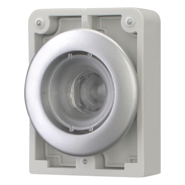 Bouton poussoir lumineux, 30mm, flush, à accroch sans étiquette (M30C-FDRL-X)