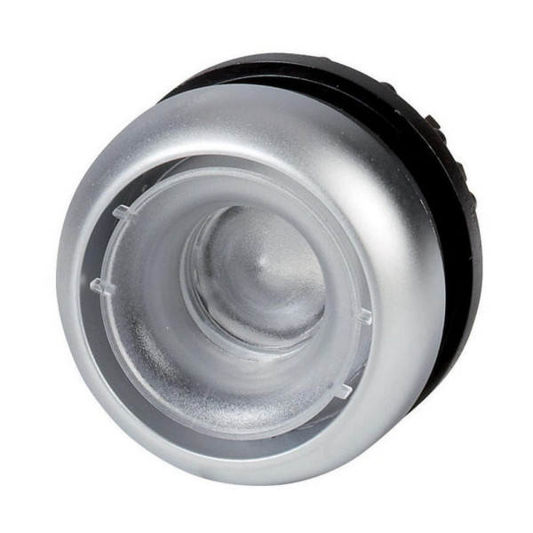 Bouton-poussoir lumineux, plat, sans étiquette, à rappel (m22-dl-x-gvp)