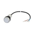 Bouton-pous.lum.,24v,1f,blanc,1m,ouvert  (C22-DRL-W-K10-24-P62)