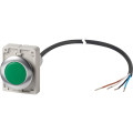 Voyant lumineux, vert, 24 v ac/dc, cable extrémité ouverte, 4-pole, 1 m (C30C-FL-G-24-P62)