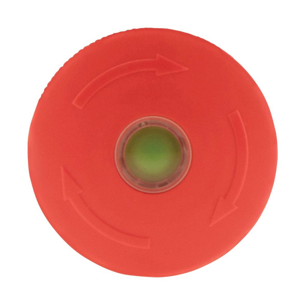 Bouton d'arrêt d'urgence, d=45mm, non lumineux, déverrouillage par rotation (M22-PVT45P-MPI)