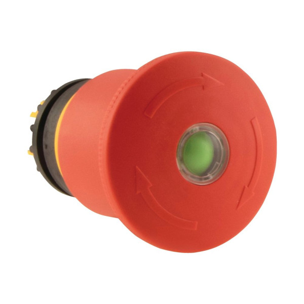 Bouton d'arrêt d'urgence, d=45mm, non lumineux, déverrouillage par rotation (M22-PVT45P-MPI)