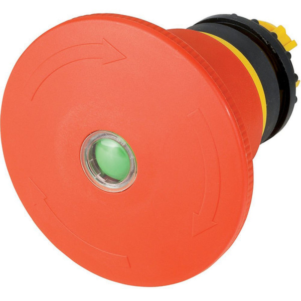 Bouton d'arrêt d'urgence, d=60mm, déverrouillage par rotation (M22-PVT60P-MPI)