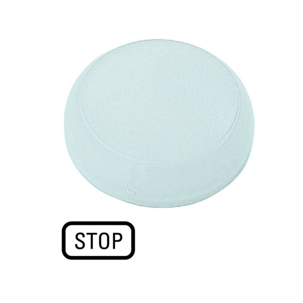 Verrine, voyant lumineux blanc, plate, stop (M22-XL-W-GB0)