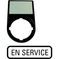 Support, +étiquette, en service (M22S-ST-F7)