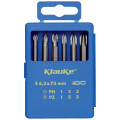 Lot de 6 embouts de vissage Klauke de 73 mm tx10 / tx15 / tx20 / tx25 / tx30 / tx40