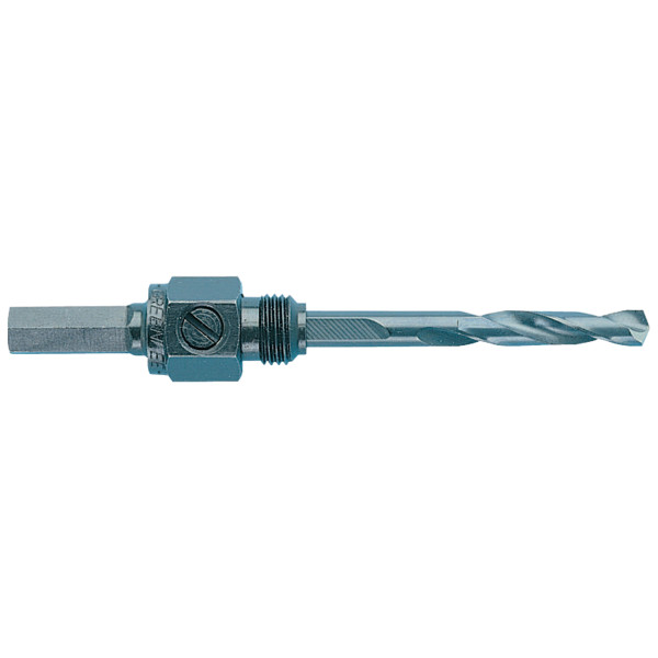 Arbre moteur hexagonal Ø 111 mm Klauke pour scie-trépan bimétalliques hss Ø 14 à 30mm