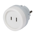 Adaptateur 2p15a-230v~ fiche standard américain sur prise française/germanique