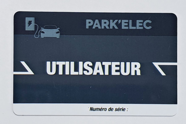 Badge utilisateur parkbox 7 sérigraphié