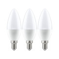 Paulmann Ampoule LED pack de 3 bougie 5,5w 470lm E14  2700k Opale