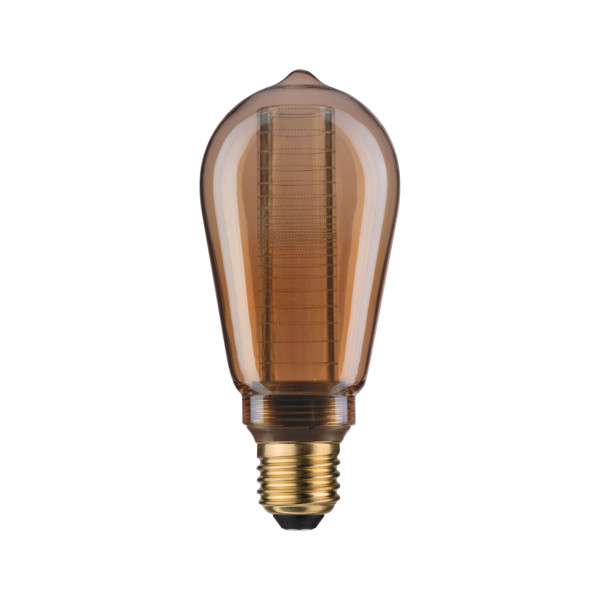 Led st64 ampoule int spirale 200lm e27 doré 1800k