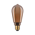 Led st64 ampoule int spirale 200lm e27 doré 1800k