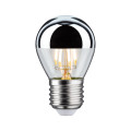 Led sphérique calotte réflecteur 360lm e27 2700k 4,8w 230v argent gradable