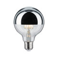 Led g95 calotte réflectrice 580lm e27 2700k 4,8w 230v argent