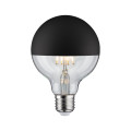 Led g95 calotte réflectrice 600lm e27 2700k 6,5w 230v noir mate gradable